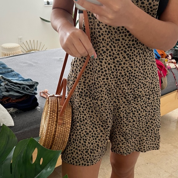 Handwoven Rattan Round Bag - Picture 4 of 9